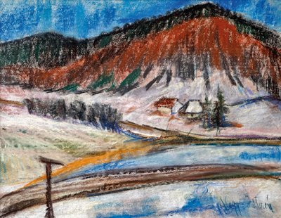 Mountains in Csik by Istvan Nagy